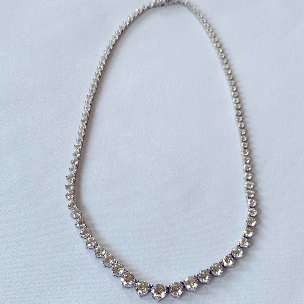 Sterling Silver & Swarovski Crystal Necklace